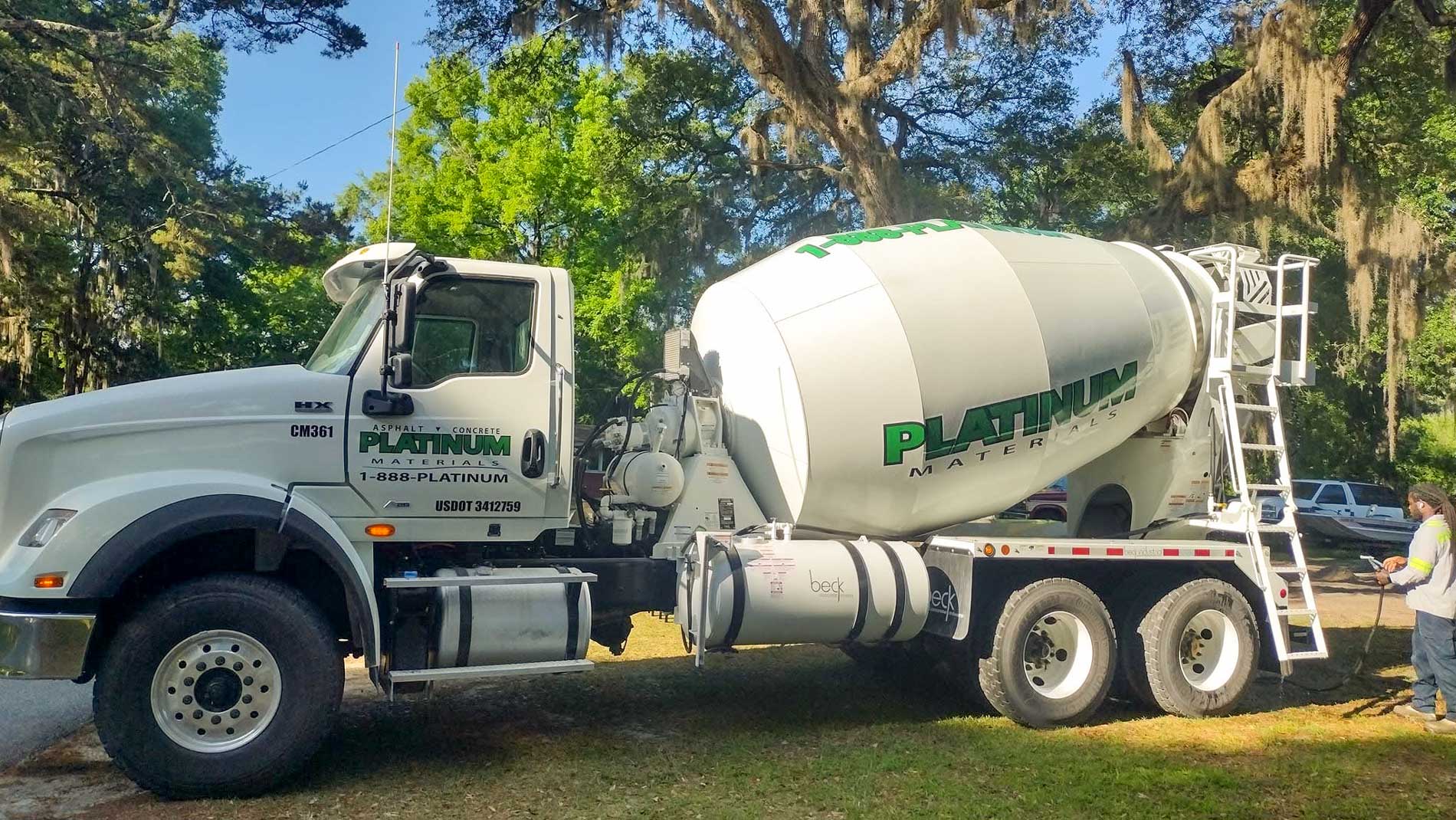 platinum ready mix delivery for homes